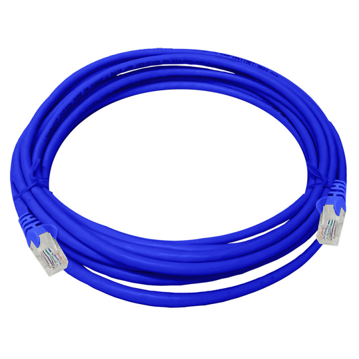 Linkbasic 5 Metre UTP Cat5e Flylead Blue