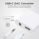 AS045 USB-C to Aux + USB-C DAC Adapter