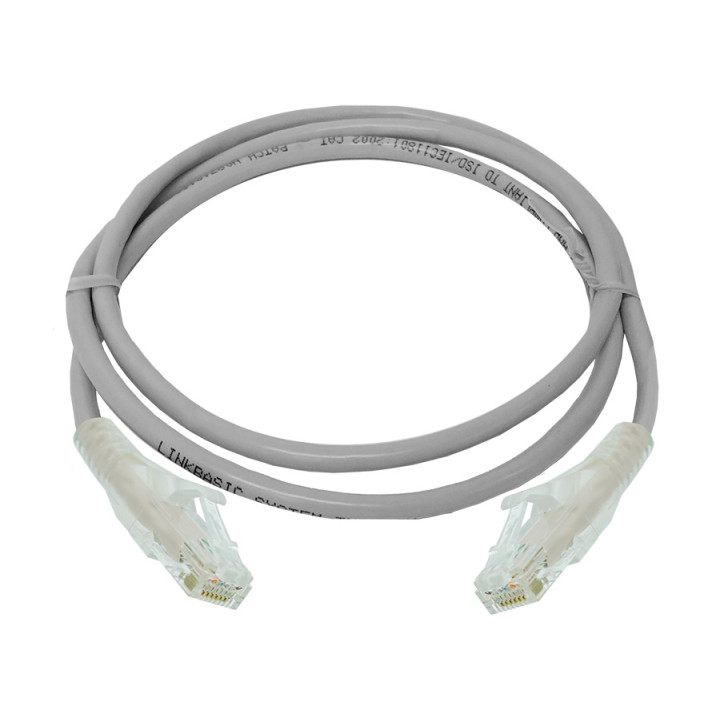 Linkbasic 1 Metre UTP Cat6 Flylead Grey