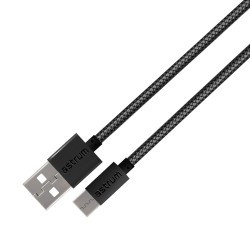 UC30 VERVE USB – Type-C USB 3.0A Braided Cable - Black