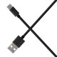 UC20 VERVE USB – Type – C USB 2.0A Cable – Black