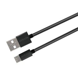 UM30 VERVE USB – Micro USB 2.0A Braided Cable - Black