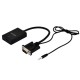 DA510 VGA + Audio to HDMI Adapter