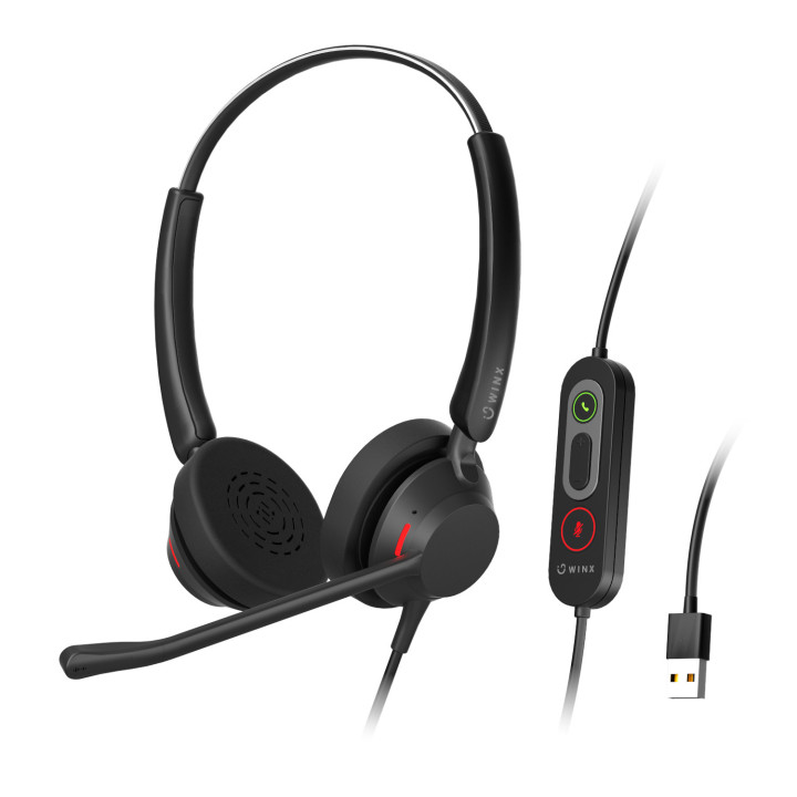 WINX CALL Pro 2 AI Noise Cancelling Mic Headset