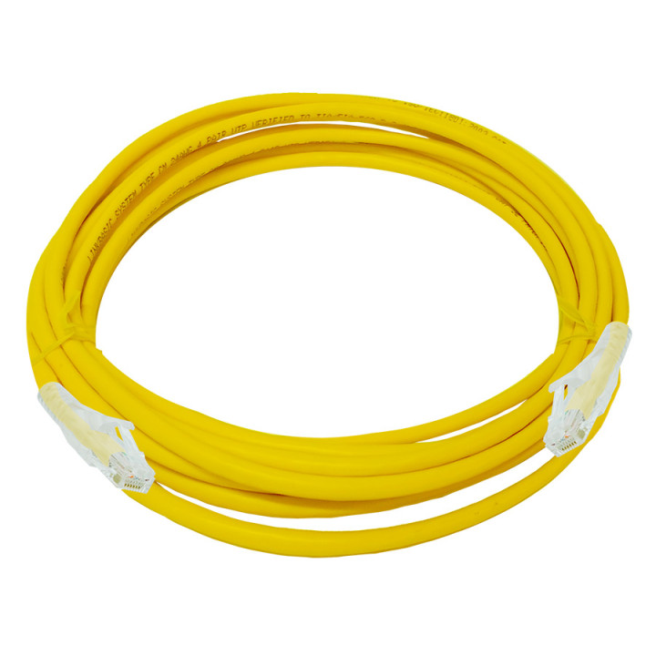 Linkbasic 5 Metre UTP Cat6 Flylead Yellow