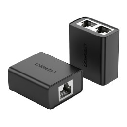 UGREEN RJ45 Splitter Adapter 2 Pack (Black)