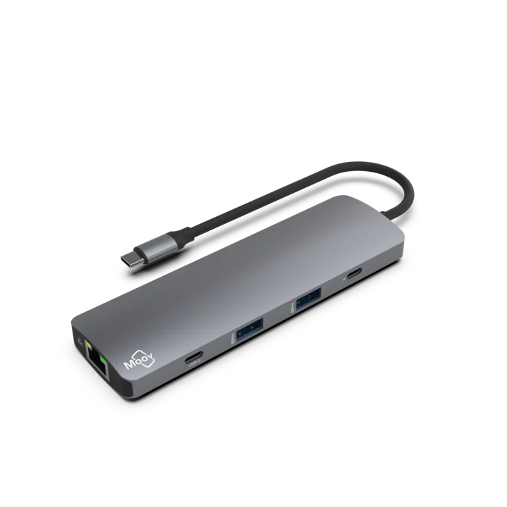 9 in 1 Multiport Hub Space Grey