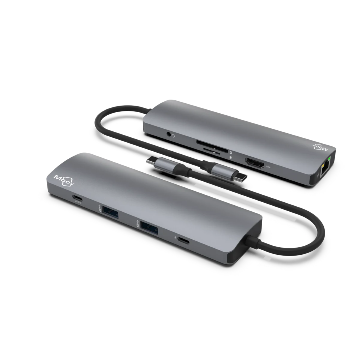 9 in 1 Multiport Hub Space Grey