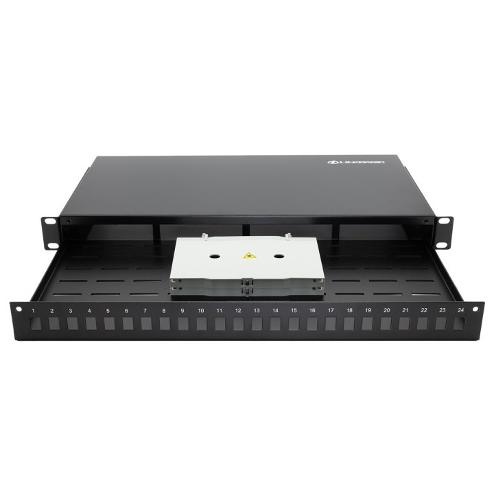 Linkbasic 24 Port Fibre Sliding Patch Panel Blank