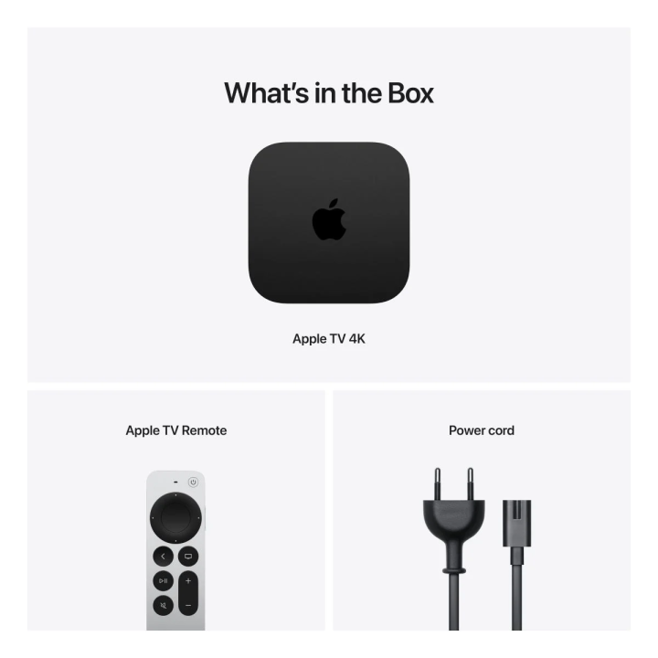 Apple TV 4K Wi-Fi + Ethernet with 128GB storage