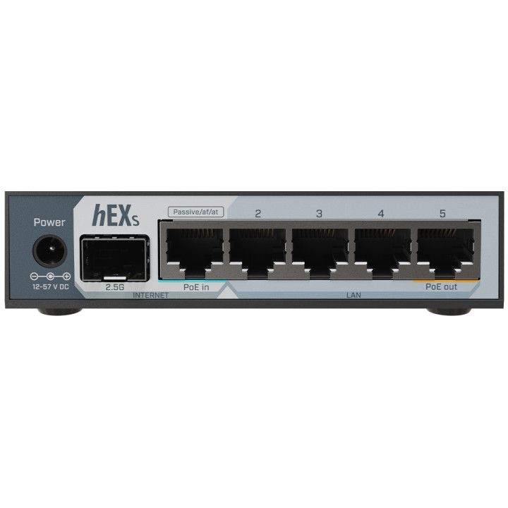 MikroTik hEX S 5 Port Gigabit 1x 2.5G SFP Desktop Router