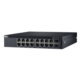 Dell Networking X1018 Smart Web Managed Switch/ 16x 1GbE and 2x 1GbE SFP ports Lifetime Limited Hardware Warranty Minimum Warran