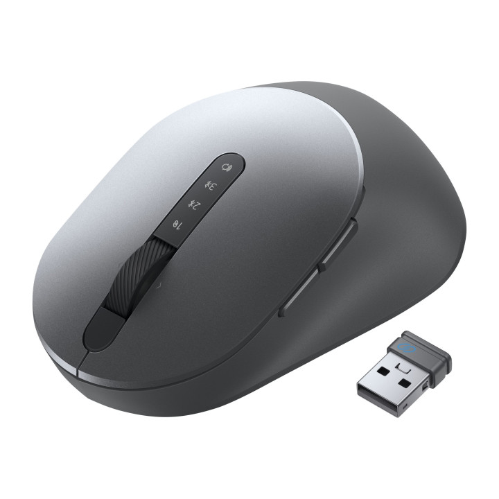 Dell Pro Plus Wireless Mouse MS5320W Bluetooth & 2.4GHz USB Receiver - Multi-Device - 1600 DPI - Black
