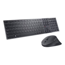 Dell Pro Premium Collaboration Keyboard and Mouse KM900 Wireless Combo - US International (QWERTY) - Bluetooth & RF - Black
