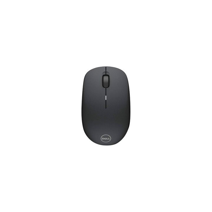 Dell WM126 Wireless Optical Mouse - 1000 DPI USB Nano Receiver - Black