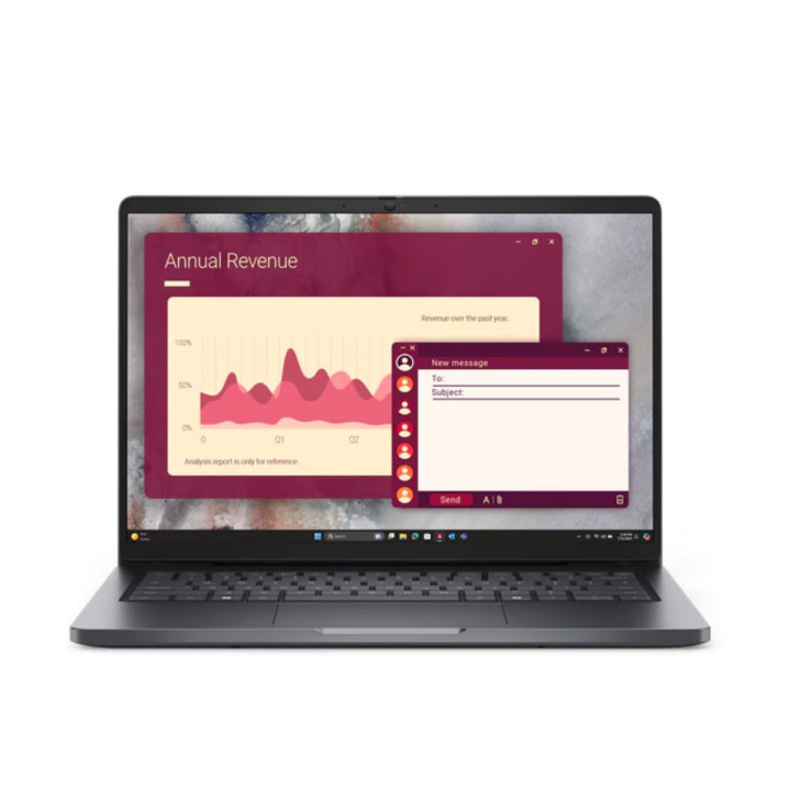 Dell Pro 14 Business Laptop - Intel Core 5 120U - 16GB RAM - 512GB PCIe Gen4 SSD - 14-inch FHD+ - Windows 11 Pro - 3-Year ProSup
