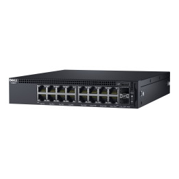 Dell Networking X1018 Smart Web Managed Switch/ 16x 1GbE and 2x 1GbE SFP ports Lifetime Limited Hardware Warranty Minimum Warran