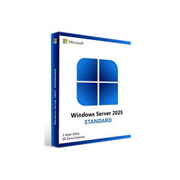 Windows Server 2025 Standard No Media WS2022 Std Downgrade w/DVD Media Multi Lang Customer Kit