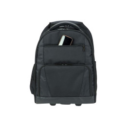 Targus Rolling 15.6" Notebook Backpack Black & Platinum | Wheeled Laptop Backpack