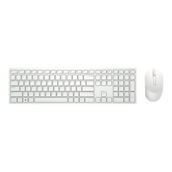 Dell Pro Wireless Keyboard and Mouse KM5221W White US International QWERTY