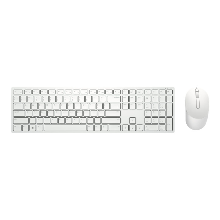 Dell Pro Wireless Keyboard and Mouse KM5221W White US International QWERTY