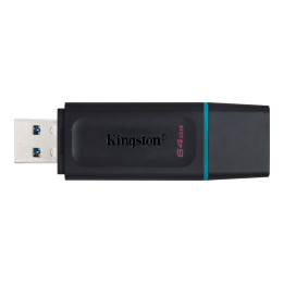 Kingston 64GB USB 3.2 DataTraveler Exodia USB Flash Drive with Protective Cap and Keyring