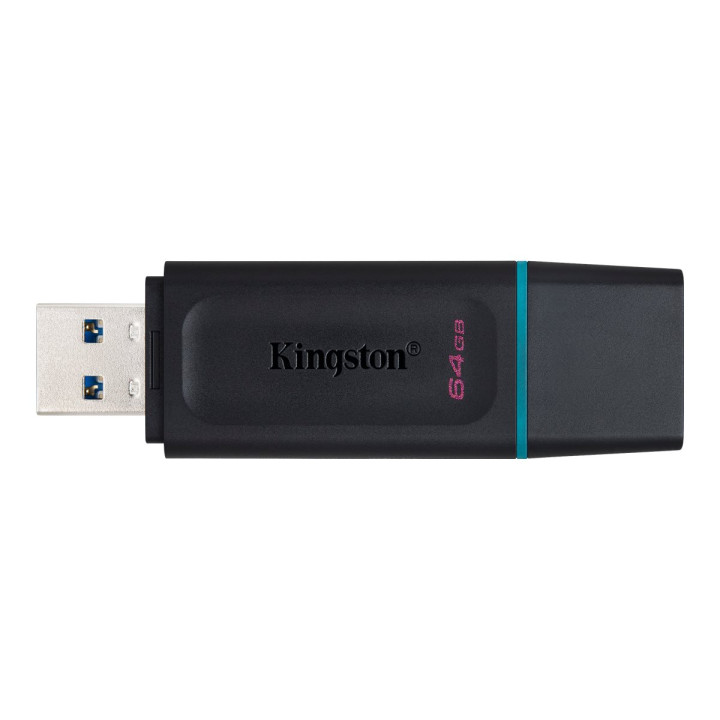 Kingston 64GB USB 3.2 DataTraveler Exodia USB Flash Drive with Protective Cap and Keyring