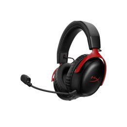 HyperX Cloud III S Wireless Gaming Headset | Black & Red | DTS Spatial Audio