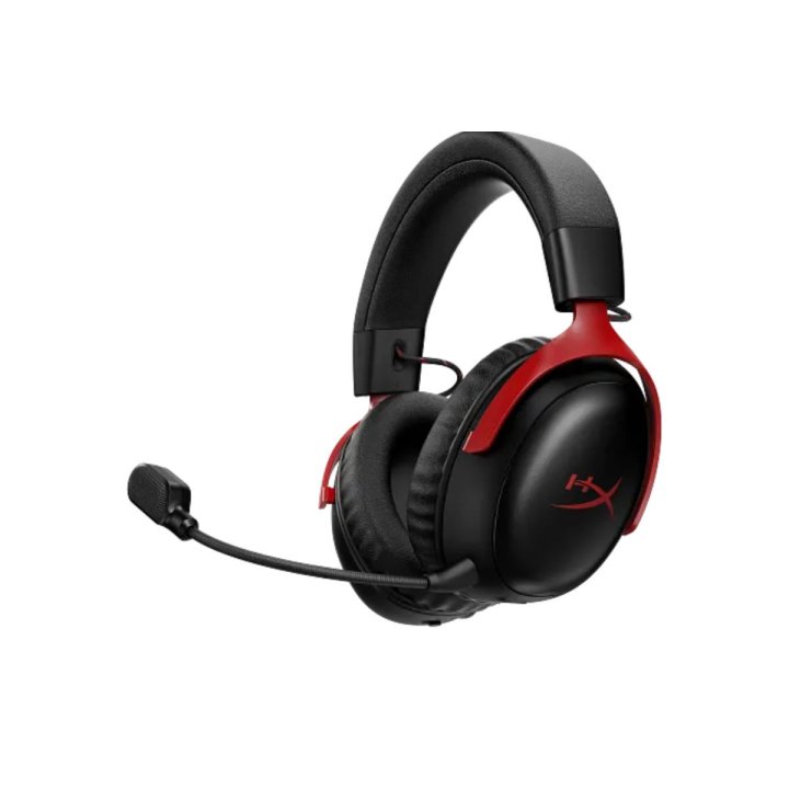 HyperX Cloud III S Wireless Gaming Headset | Black & Red | DTS Spatial Audio