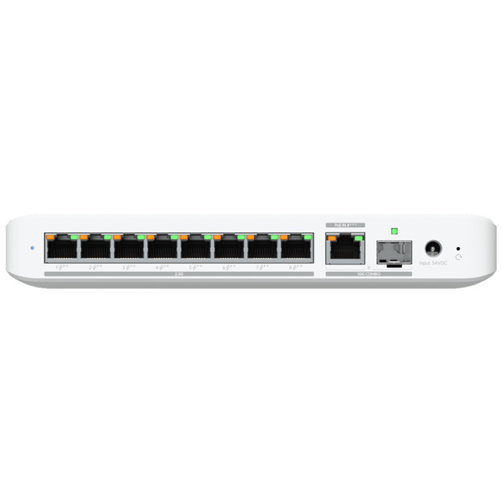 Ubiquiti UniFi Flex 2.5G PoE 8 Port PoE with 10G Combo Uplink