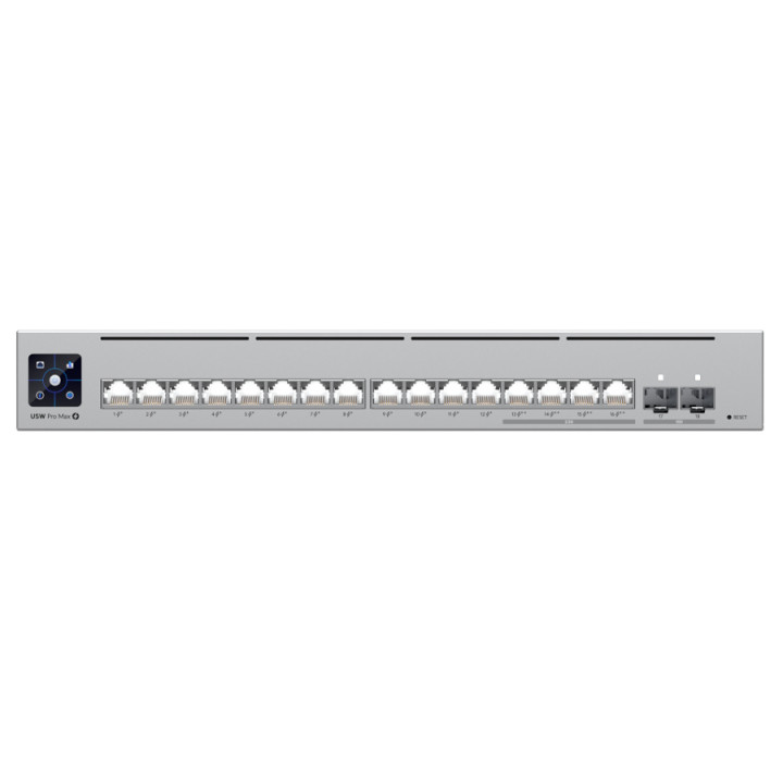 Ubiquiti UniFi Pro Max Switch 16 with 12 PoE 4x 2.5Gbps PoE++ 180W