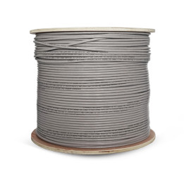Linkbasic 500m Drum Cat5e Solid Grey UTP Cable