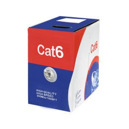 Scoop Unbranded 305m Box Cat6 CCA Grey UTP Cable