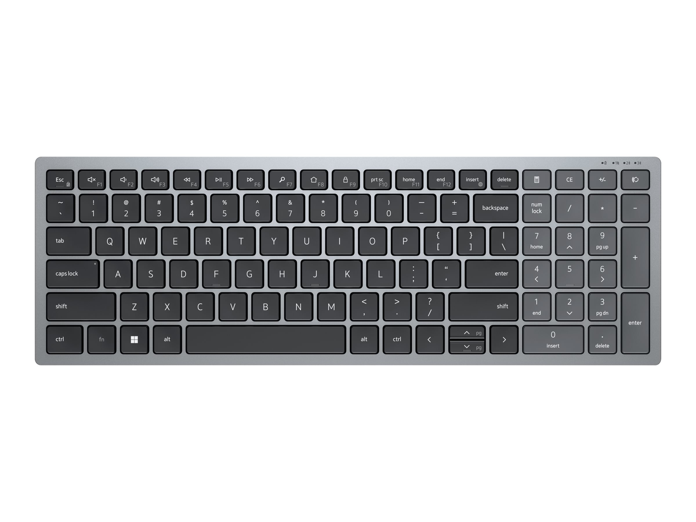 580-AKOX | Dell Compact Multi-Device Wireless Keyboard (KB740, US International)