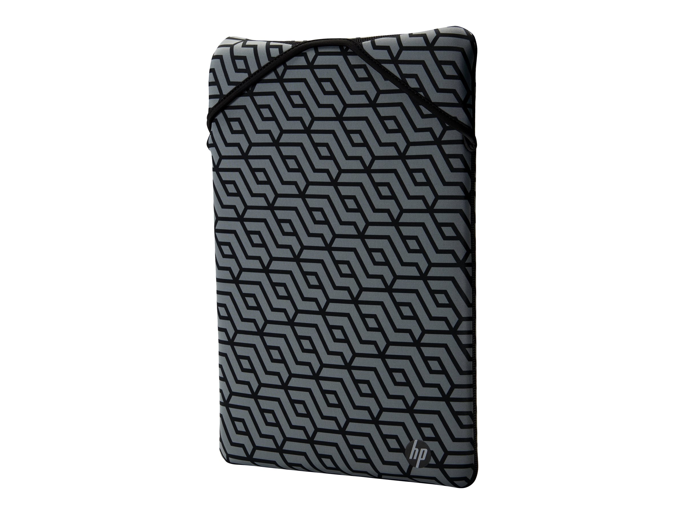 HP Protective Reversible 15.6” Sleeve (Black/Geometric)